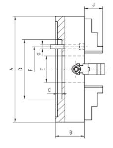 HARVEST 400 mm Kepenkli Torna Aynası TİP K72